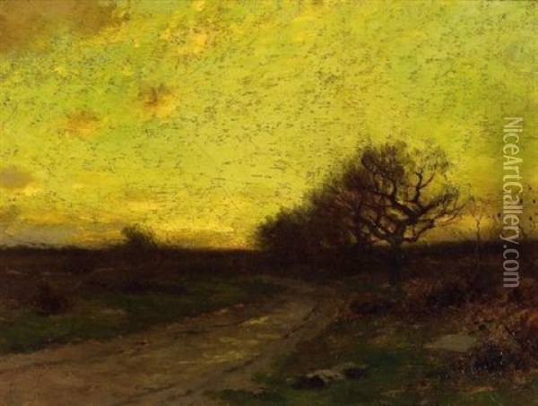 Sunrise Oil Painting - Bruce Crane