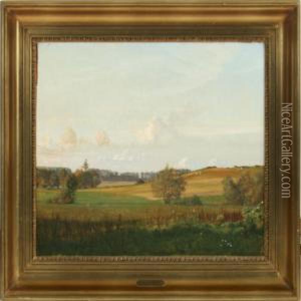 Afternoon At Vads Mill, Denmark Oil Painting - Vilhelm Peter C. Kyhn