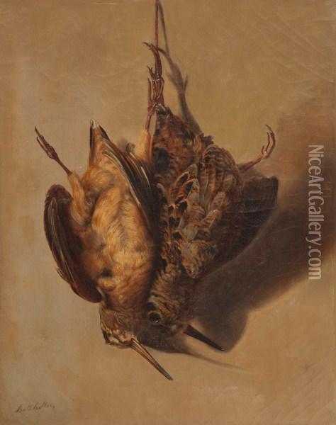 Hanging Woodcock Oil Painting - Frederick Stone Batcheller