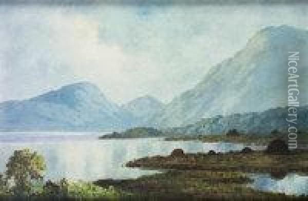 Near Kylemore, Connemara Oil Painting - Douglas Alexander