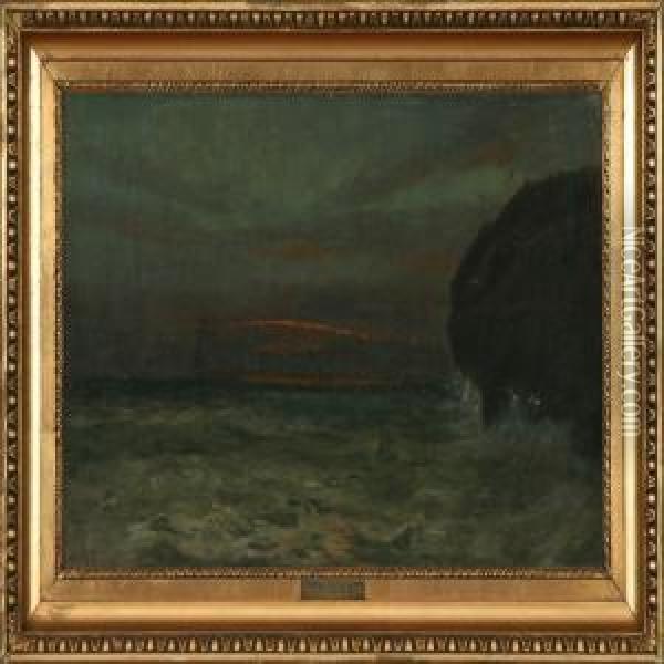 Costal Scenery Oil Painting - Thorvald Simeon Niss