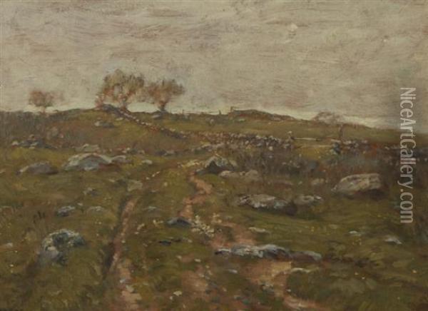 Path In The Hills Oil Painting - Henry Ward Ranger