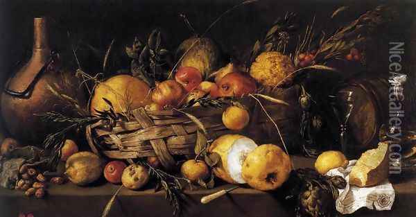 Still-Life with Fruit Oil Painting - Antonio de Pereda