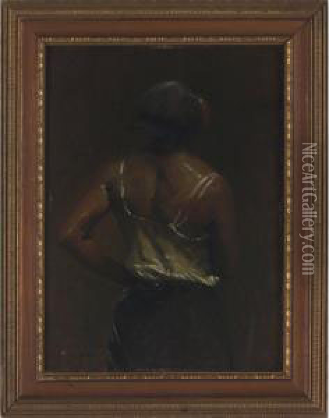 Female Figure Oil Painting - John White Alexander