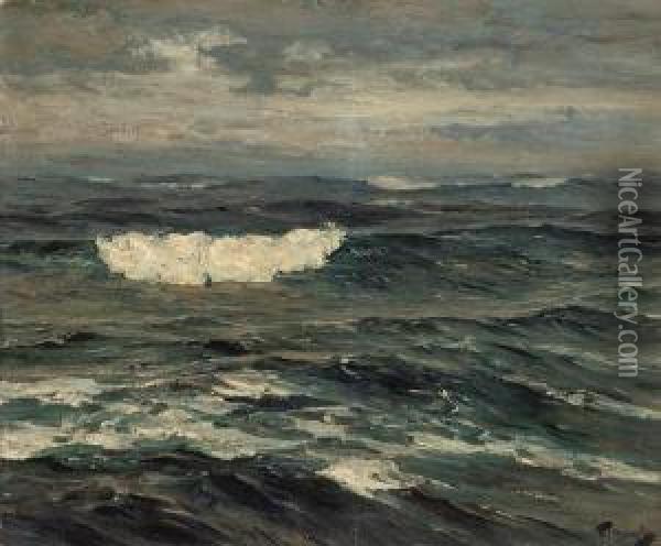 Open Water Oil Painting - Frederick W. Waugh
