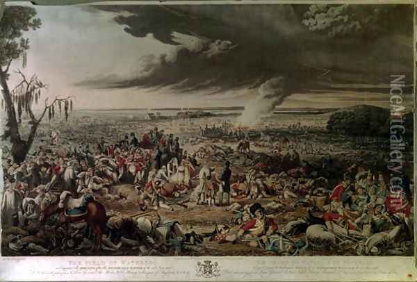 The Field of Waterloo as it appeared the Morning after the Memorable Battle of the 18th June 1815 Oil Painting - John Heaviside Clark
