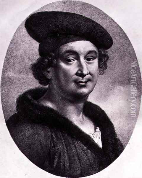 Portrait of Francois Villon 1431-63 Oil Painting - Ludwig Rullmann