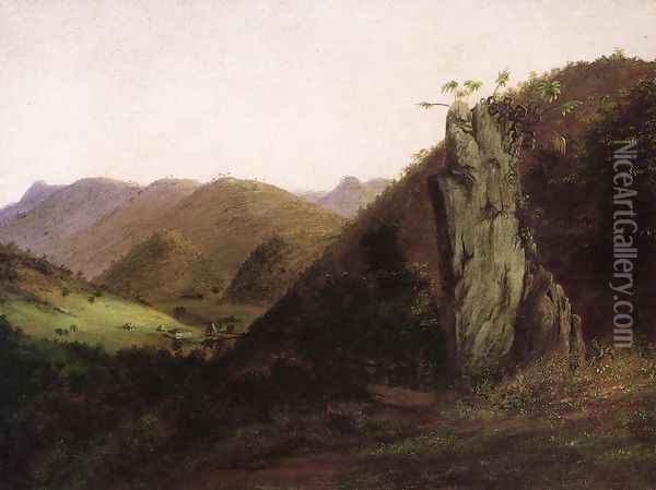 Cuban Landscape Oil Painting - Charles DeWolf Brownell