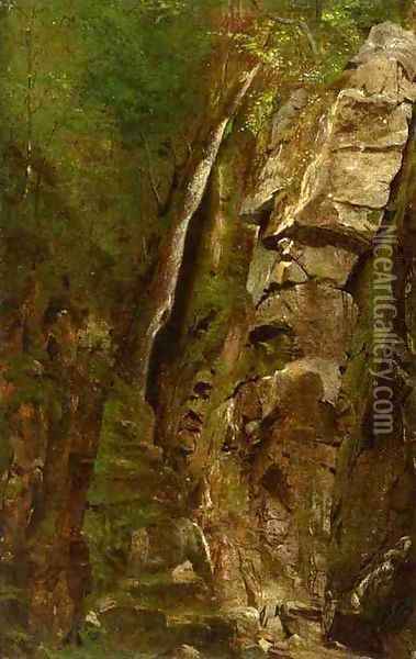 The Gorge Oil Painting - Alexander Helwig Wyant