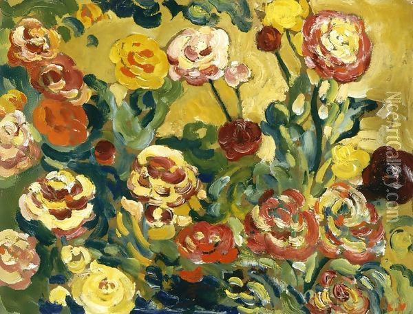 Flowers 1913 Oil Painting - Leon De Smet