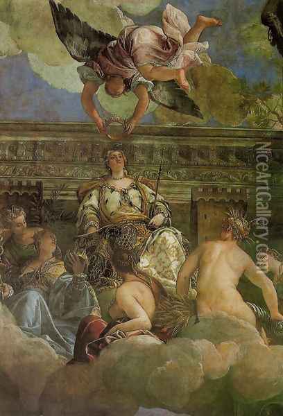 Triumph of Venice (Trionfo di Venezia) Oil Painting - Paolo Veronese (Caliari)