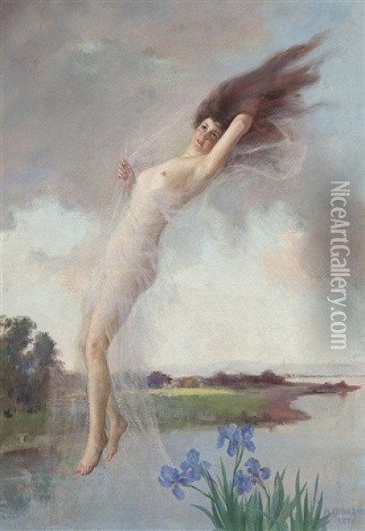 The Veiled Lady Oil Painting - Arthur Loureiro