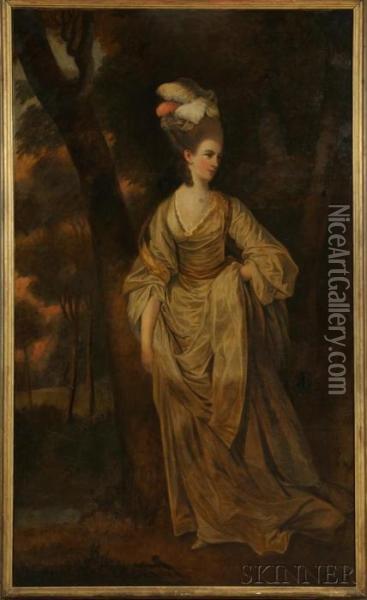 Portraits Of Elegantnoblewomen: Oil Painting - Thomas Gainsborough