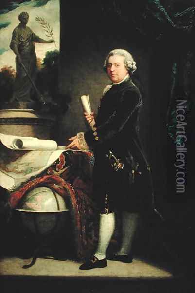John Adams, after 1783 Oil Painting - John Singleton Copley