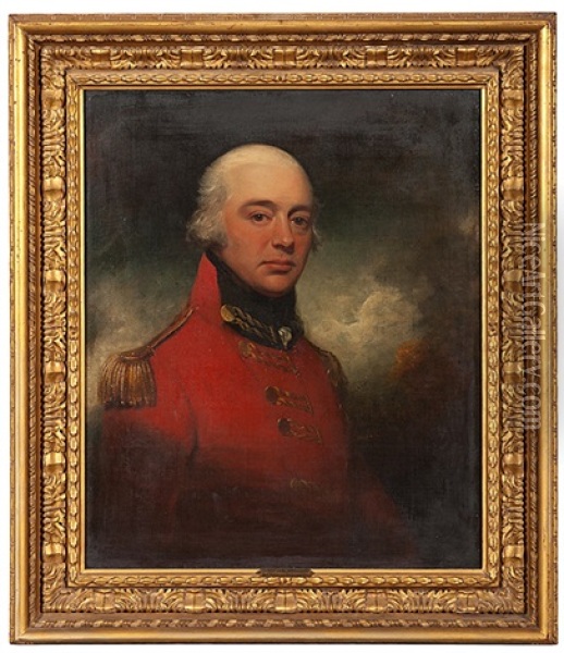 Portrait Of Colonel John Whitelocke Oil Painting - Sir William Beechey