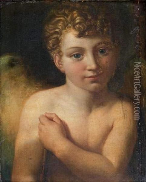 Cupidon Oil Painting - Jean-Baptiste Regnault