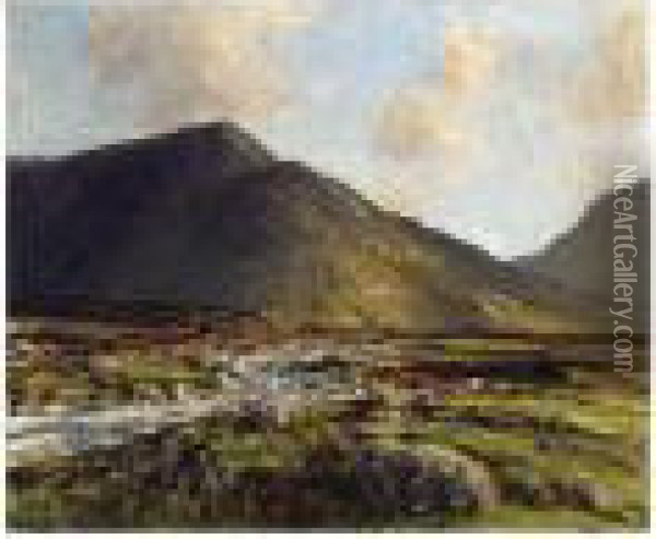 The Mountain Stream Oil Painting - James Humbert Craig