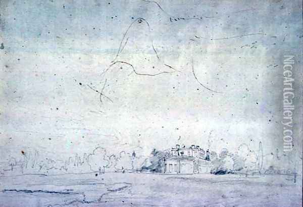 View from the Shore over the Thames or Medway Oil Painting - John Constable