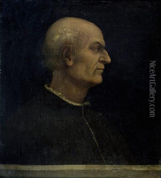 Ritratto D'uomo (magistrato) Oil Painting - Gentile Bellini