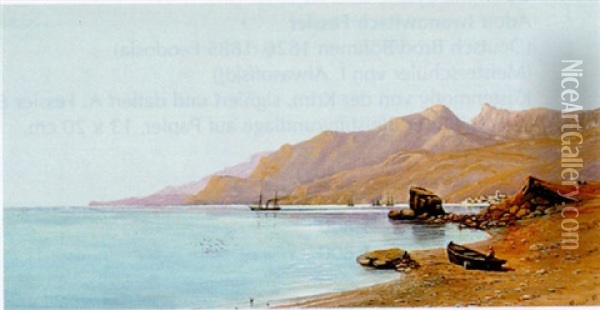 Motiv Von Der Krim Oil Painting - Adolf Ivanovich Fessler