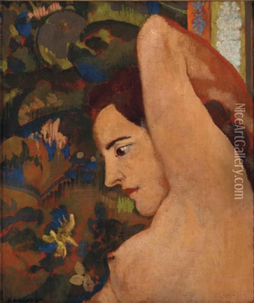 Judith Oil Painting - Arthur B. Davies