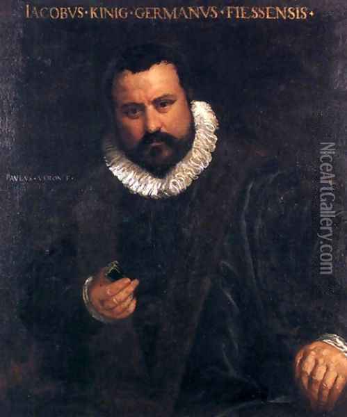 Portrait of Johann Jakob Konig Oil Painting - Paolo Veronese (Caliari)