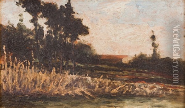 Landscape Oil Painting - Silva Porto