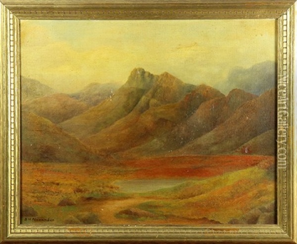 Mountain Vista Oil Painting - John White Alexander