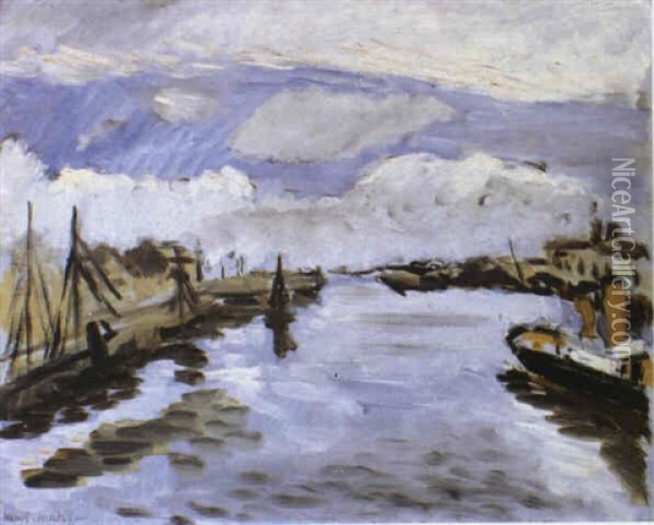 Cherbourg, Le Bassin Oil Painting - Henri Matisse