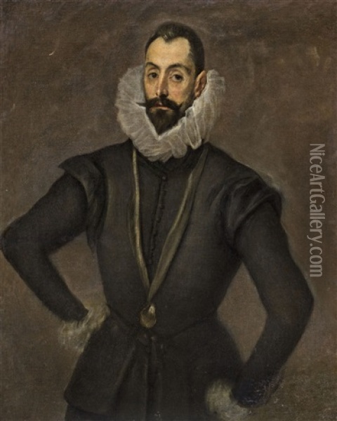 Portrait Of A Gentleman Oil Painting -  El Greco