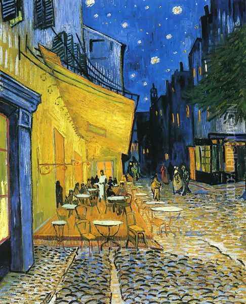 Cafe Terrace on the Place du Forum Oil Painting - Vincent Van Gogh