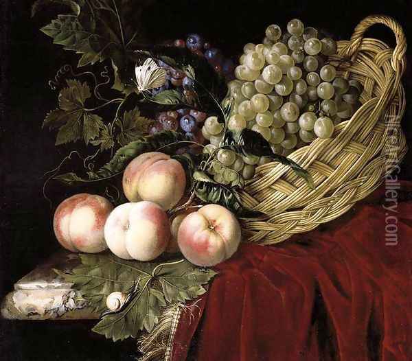Still-Life of Fruit Oil Painting - Willem Van Aelst
