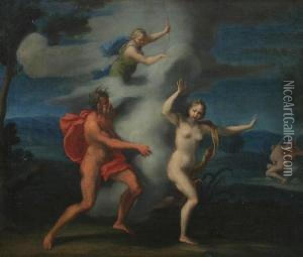 A Mythological Scene Oil Painting - Francesco Albani