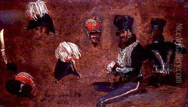Studies of Military Accoutrements Oil Painting - George Jones