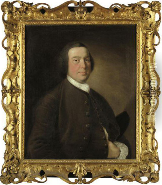 Portrait Of John Mason Of Morton Hall, Retford Oil Painting - Josepf Wright Of Derby