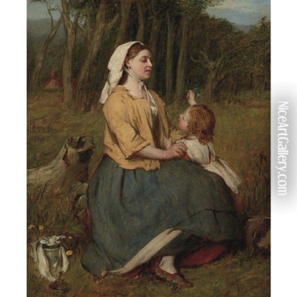 A Mother's Love Oil Painting - Sir William Quiller Orchardson