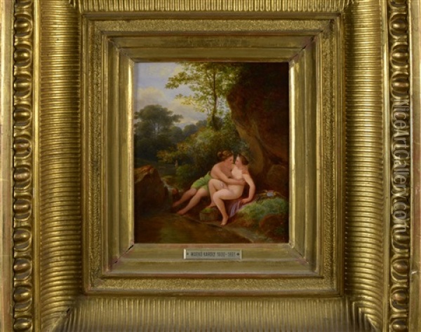 Jupiter And Calisto Oil Painting - Karoly Marko the Elder