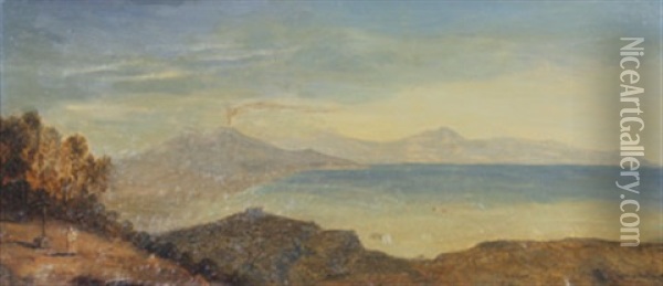 Golf Von Neapel Oil Painting - Albert Venus
