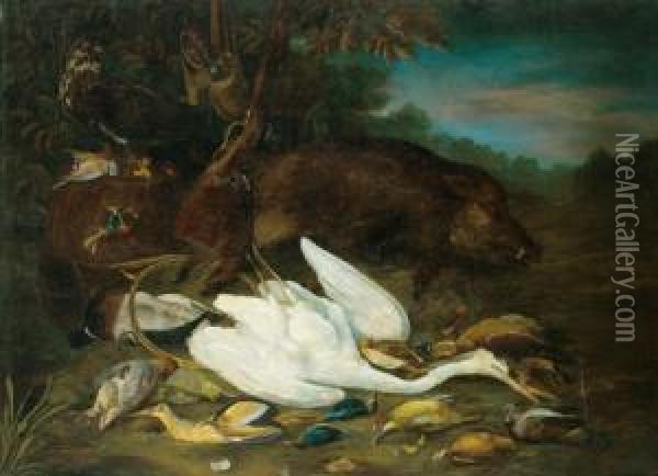 Natura Morta Oil Painting - Johann Georg Hamilton