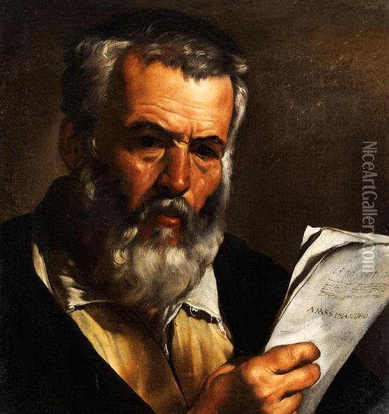 Bildnis Des Philosophenanaximander Oil Painting - Pietro Bellotti