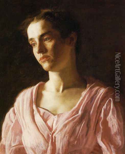 Portrait of Maud Cook Oil Painting - Thomas Cowperthwait Eakins