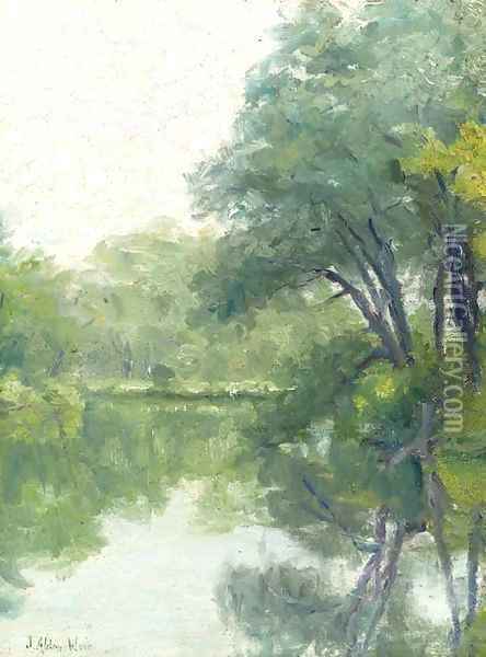 Summer at Windham Oil Painting - Julian Alden Weir