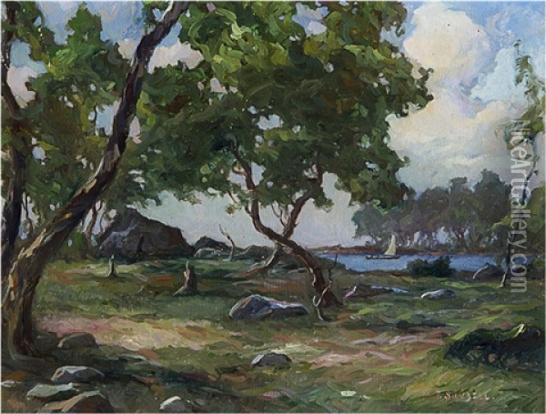 Landscape Oil Painting - Thure Sundell