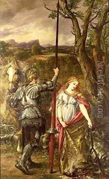 Fair St George Oil Painting - Sir John Gilbert