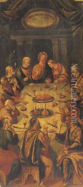 The Last Supper Oil Painting - El Greco (Domenikos Theotokopoulos)
