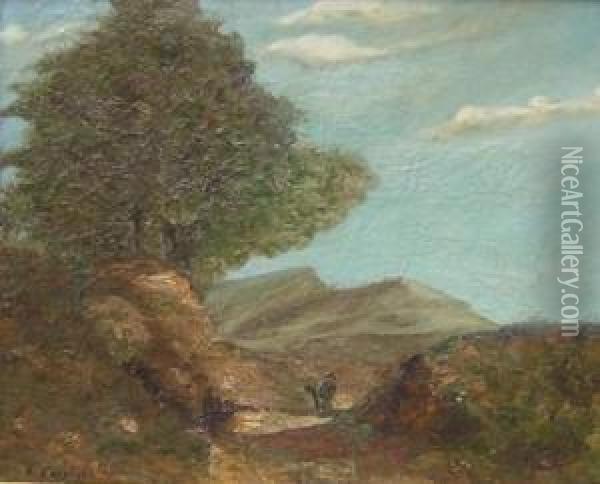 Paysage De Provence Oil Painting - Armand Th. Cassagne