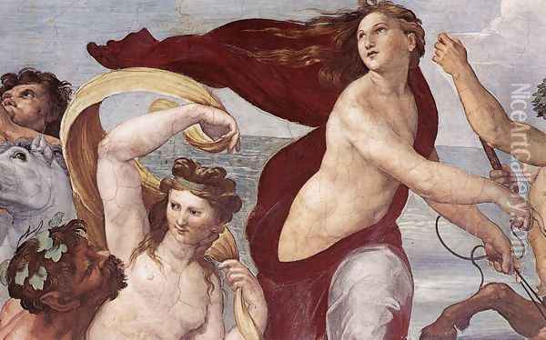 The Triumph of Galatea (detail) 1 Oil Painting - Raphael