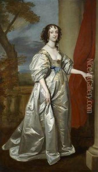 Margaret Smith Oil Painting - Sir Anthony Van Dyck