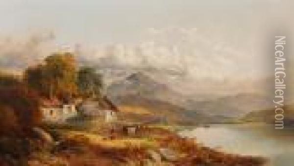 Highland Landscape Oil Painting - Joseph Horlor