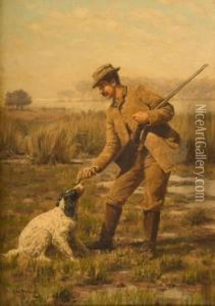 Marsh Shooting Oil Painting - John Martin Tracy